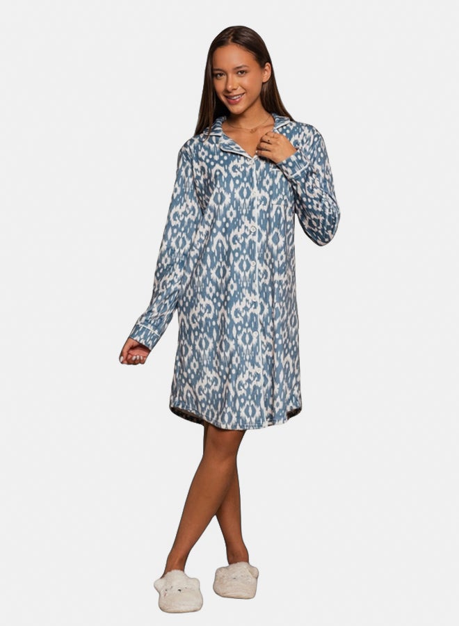 Familia Homewear Ikat Nightshirt - Image 1